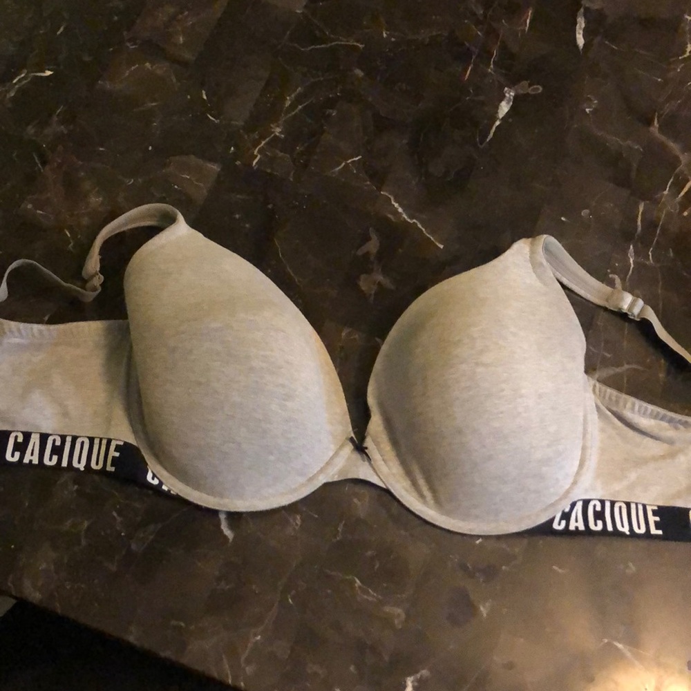 Gray cacique 40g bra